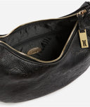 Alviero Martini Antique Geo Leather borsa sottospalla Nera
