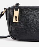 Alviero Martini Antique Geo Leather sottospalla mini Nera