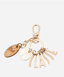 Alviero Martini Portachiavi con letterine 1ᴬ Classe Oro Chiaro