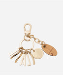 Alviero Martini Portachiavi con letterine 1ᴬ Classe Oro Chiaro