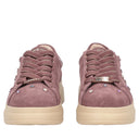 Tosca blu Sneaker City Jungle con strass colore malva