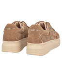 Tosca blu Sneaker City Jungle con strass colore cuoio