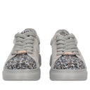 Tosca blu  SNEAKER CITY LUXE realizzata in pelle scamosciata e lana intrecciata.