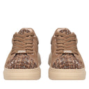 Tosca blu  SNEAKER CITY LUXE realizzata in pelle scamosciata e lana intrecciata.