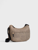 Borbonese B-CLUB LUNA BAG MIDDLE Borsa a tracolla in Tessuto riciclato Op