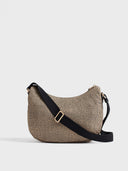 Borbonese B-CLUB LUNA BAG MIDDLE Borsa a tracolla in Tessuto riciclato Op