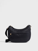 Borbonese B-CLUB LUNA BAG MIDDLE Borsa a tracolla in Tessuto riciclato Op