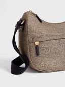 Borbonese B-CLUB LUNA BAG MIDDLE Borsa a tracolla in Tessuto riciclato Op