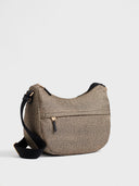 Borbonese B-CLUB LUNA BAG MEDIUM Borsa a tracolla in Tessuto riciclato Op