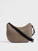 Borbonese B-CLUB LUNA BAG MEDIUM Borsa a tracolla in Tessuto riciclato Op