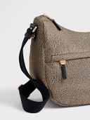Borbonese B-CLUB LUNA BAG MEDIUM Borsa a tracolla in Tessuto riciclato Op