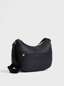 Borbonese B-CLUB LUNA BAG MEDIUM Borsa a tracolla in Tessuto riciclato Op
