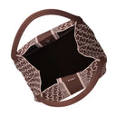 Tosca blu Borsa a mano media logata Saint Tropez colore marrone