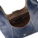 Tosca blu Borsa a spalla in pelle Brera