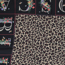 Tosca blu Foulard in seta con stampa personalizzata colore multicolor