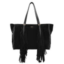 Tosca blu Shopping Kate in suede con frange
