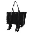Tosca blu Shopping Kate in suede con frange