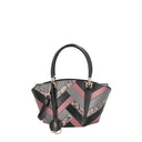 Tosca blu Borsa a mano Athena con patch colore multicolor