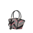 Tosca blu Borsa a mano Athena con patch colore multicolor