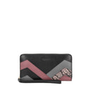Tosca blu Portafoglio grande Athena con patch colore multicolor
