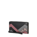 Tosca blu Portafoglio grande Athena con patch colore multicolor