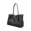 Tosca blu Shopping bag in pelle Pattie colore nero
