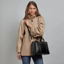 THE BRIDGE Borsa grande a mano in pelle con tracolla LAURA