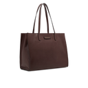 THE BRIDGE Borsa shopper in pelle MIRRA