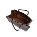 THE BRIDGE Borsa shopper in pelle MIRRA