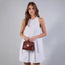 THE BRIDGE Borsa in pelle donna con tracolla removibile IRENE