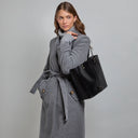 THE BRIDGE Borsa shopper in pelle LISA