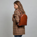 THE BRIDGE Zaino donna in pelle con zip MAGDA