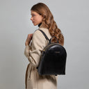 THE BRIDGE Zaino donna in pelle con zip MAGDA