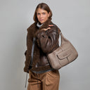 THE BRIDGE Borsa hobo donna in pelle MARTINA