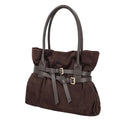 Tosca blu Shopping Kenya in suede con cinturino