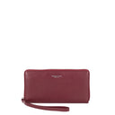 Tosca blu Portafoglio zip around grande in pelle