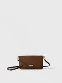 Borbonese URBAN mini bag Borsa a tracolla in tela rivestita Op e pelle