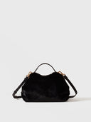 Borbonese BAULETTO SMALL Borsa a tracolla in faux fur