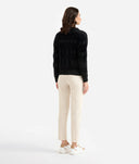 Alviero Martini Cardigan scollo a V in filato peloso Nero