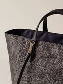 Borbonese Borsa shopping PRIVE in tessuto stampa Op