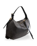 Borbonese PRIVE BORSA HOBO  Borsa a spalla c/ tracolla in Tessuto riciclato Op e Pelle