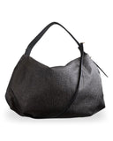 Borbonese PRIVE BORSA HOBO  Borsa a spalla c/ tracolla in Tessuto riciclato Op e Pelle