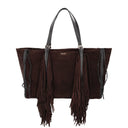 Tosca blu Shopping Kate in suede con frange
