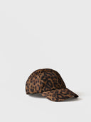 Borbonese Cappello in tessuto stampa Op e animalier