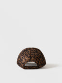 Borbonese Cappello in tessuto stampa Op e animalier