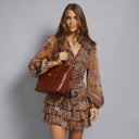 THE BRIDGE Borsa shopper pelle donna con zip Story Donna