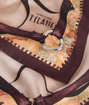 Alviero Martini Foulard in seta Geo Selleria 70x70