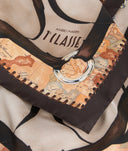 Alviero Martini Foulard in seta Geo Selleria 70x70