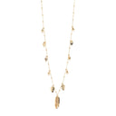 Sodini Bijoux Collana catena foglie perle Daphne