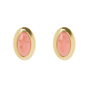 Sodini bijoux Orecchini cabochon in cornice Harper - Rosa